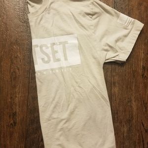 Last Set Co Cropped Nude Tee